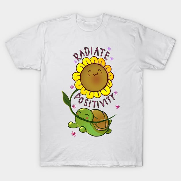 RADIATE POSITIVITY <3 T-Shirt by rocktheshirt